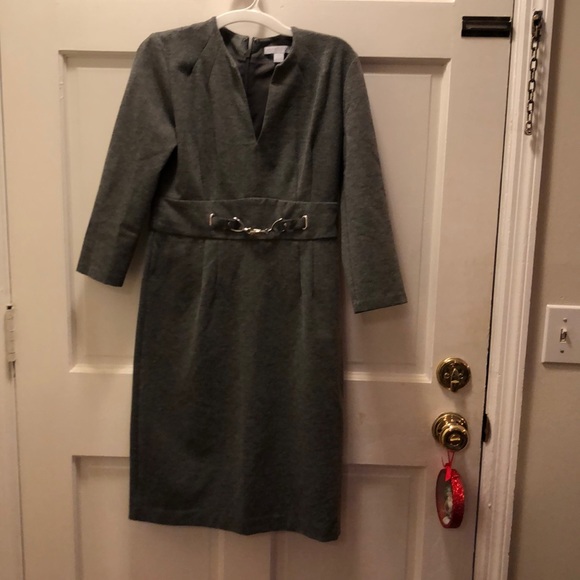Grey work dress - Picture 1 of 3